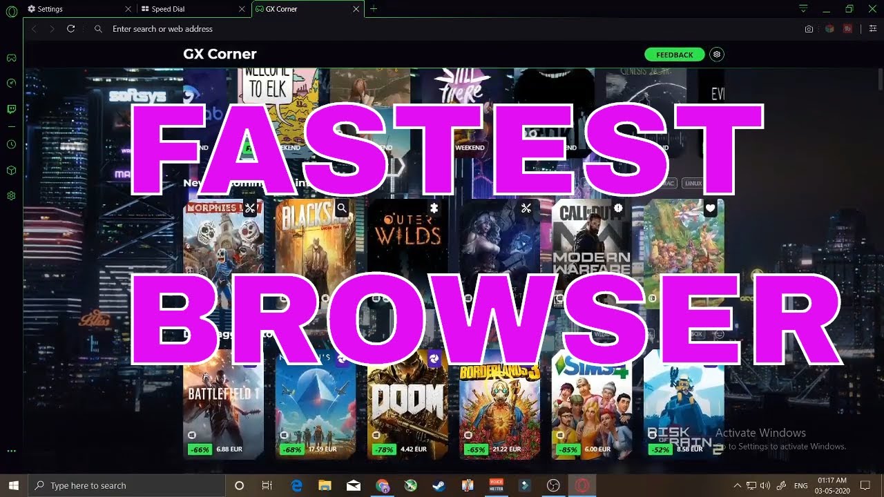 the best gaming browser