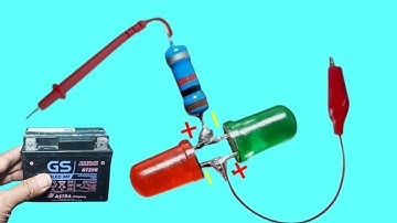 FAST and SIMPLE !! make a DC voltage polarity tester