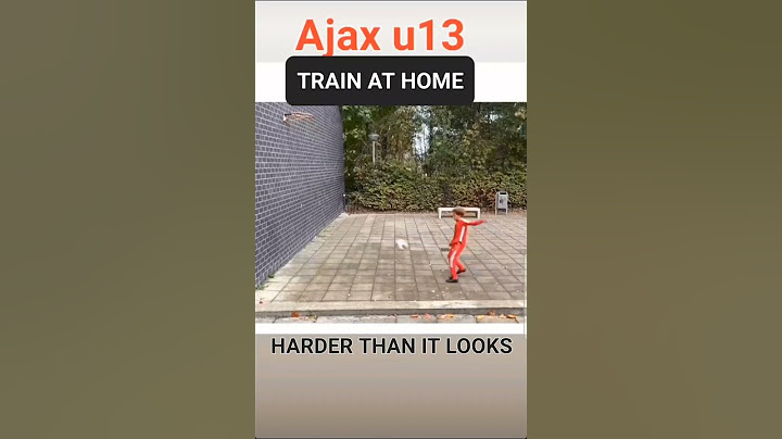 AFC Ajax u13: train at home | passing