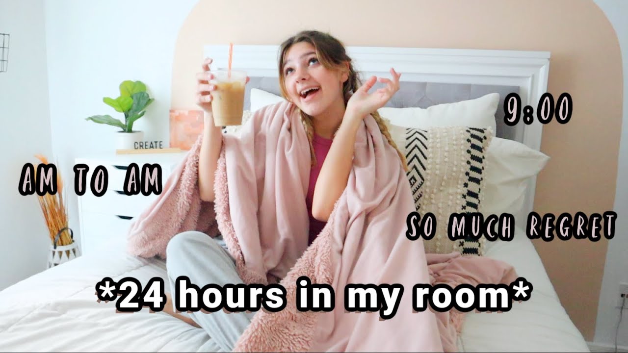 day in my life stuck in my bedroom *challenge* YouTube