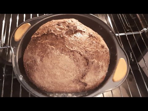 Хлеб ржаной с солодом без замеса | В духовке.