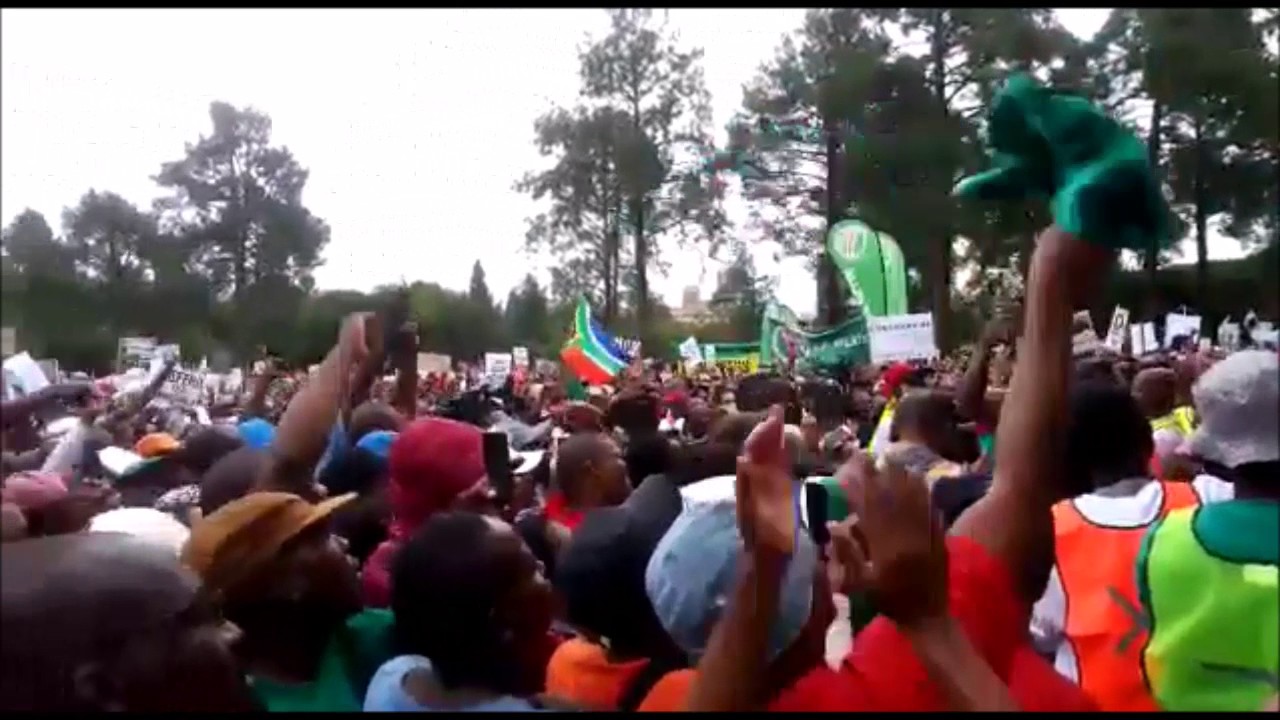 fmi Thousands unite against Zuma at Union Buildings