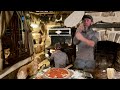 Cooking pizza in a 1927 american home wood fired cookstove