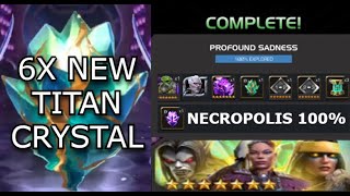 OMG!! 6X TITAN CRYSTAL OPENING MADNESS! NECROPOLIS 100% EXPLORATION LUCKY REWARDS OPENING! MCOC