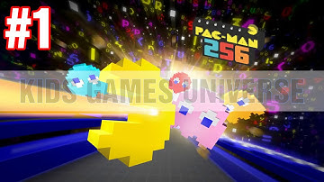 PAC-MAN 256 - ENDLESS ARCADE MAZE (IOS/Android) - Part #1 |  Kids Games Universe