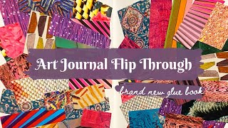 art journal flip through ✂️ new glue book!