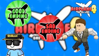 ROBLOX Airplane 4 [Story] ✈️ | ALL ENDINGS (Updated)