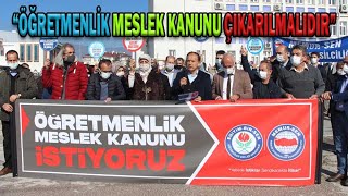 Öğretmenli̇k Meslek Kanunu Çikarilmalidir 02.11.2021