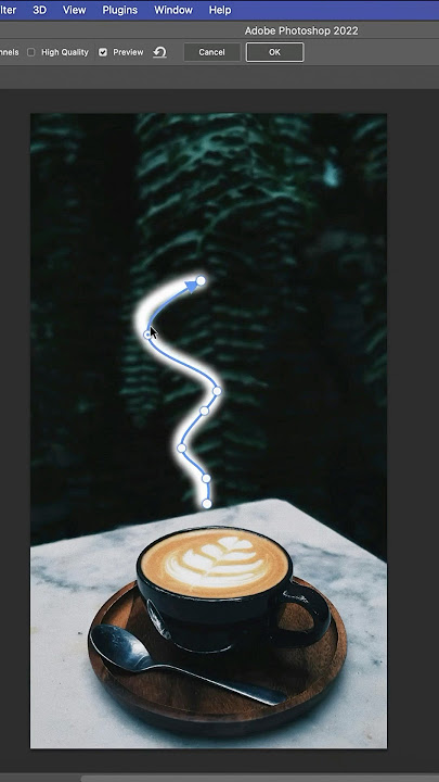 Cara Bikin Efek Asap di Photoshop – Kopimu Langsung Panas Lagi! ☕🔥 #photoshop #designtutorial