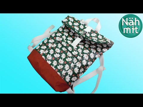 Video: Wie Man Eine Rucksacktasche Näht