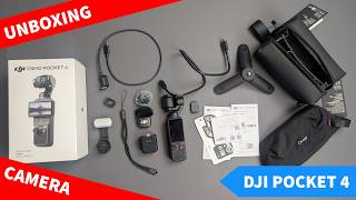 DJI Osmo Pocket 4 Unboxing and Review Impressions - Creator Combo - Accessories and Specs Analysis