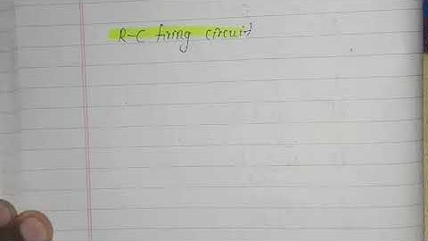 PEI 16) RC firing circuit