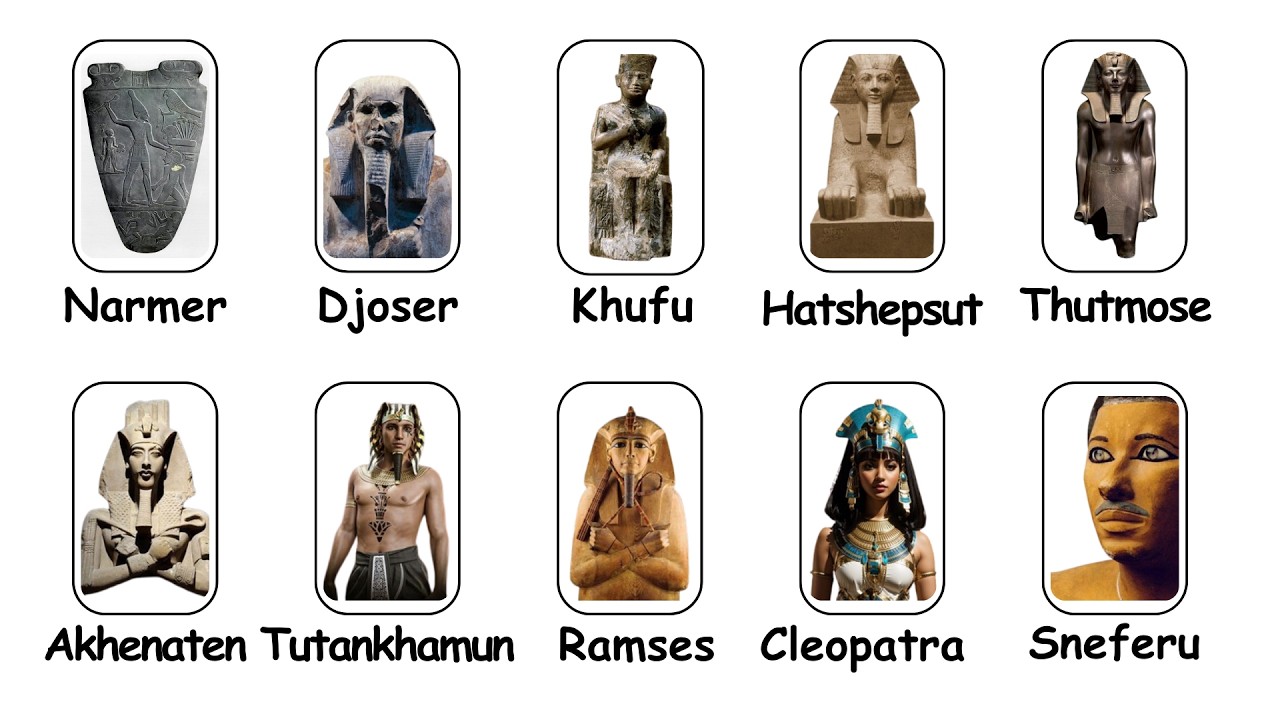Every Pharaoh of Ancient Egypt Explained in 4 Minutes! - YouTube