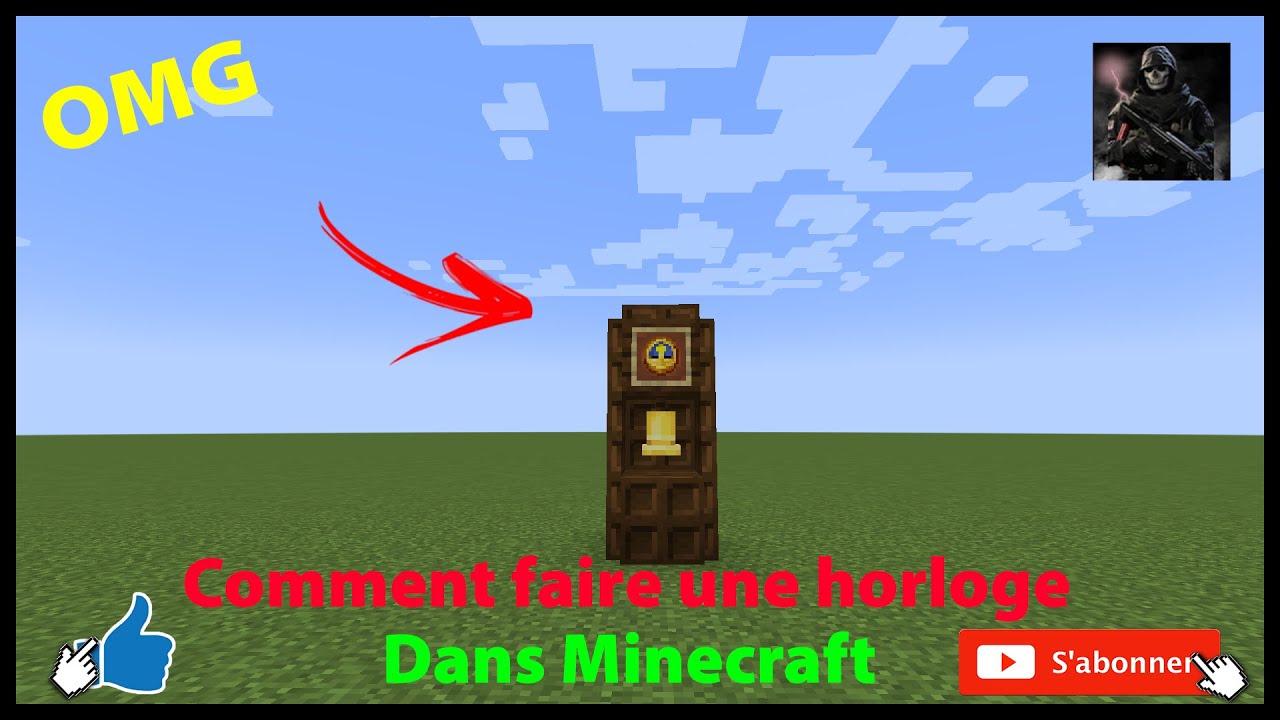[tuto] comment faire une horloge dans Minecraft - YouTube