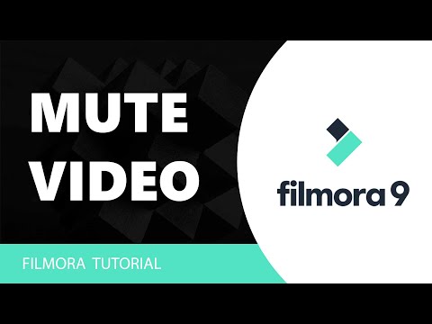 Mute Video Clip in Filmora Tutorial
