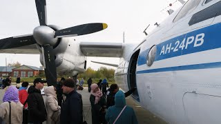 5 hours on An-24! | Utair Cargo | Flight Tyumen - Berezovo - Igrim - Khanty-Mansiysk