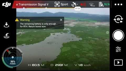 DJI Spark hit 3.9 km, ended up with emergency landing
