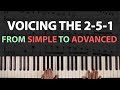 Voicing the 2-5-1: Twelve Examples, from SIMPLE to ADVANCED