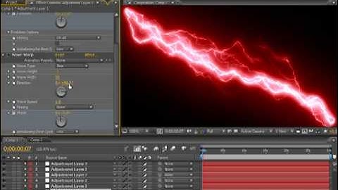 How to make Advanced Lightning in Adobe After Effects CS3