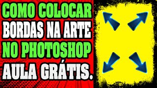 COMO Colocar BORDA Na Imagem No Photoshop Para Serigrafia