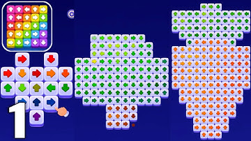 Tile Away - Art Gallery - Gameplay Walkthrough Part 1 All Levels 1-4 (Android & iOS)