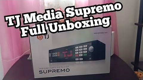 TJ media Supremo TKR-306P Full Unboxing
