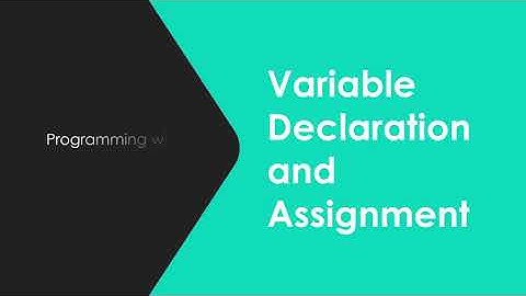 Variable Declaration and Assignment in Java