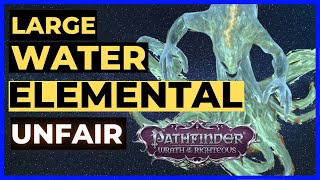 Pathfinder Wotr - Large Water Elemental On Unfair