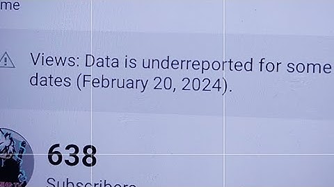 🚫😭😭Views: Data is underreported for some dates (February 20, 2024).