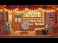 Pusheen Autumn Lofi ☕📚 Cozy Bookstore Chill for Weekend Relax & Morning Calm