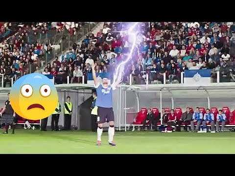 Heavy Lightning Strikes In Football