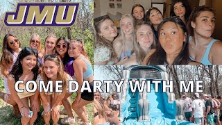GRWM for a college DARTY + vlog takeover (weekend in my life at JMU)