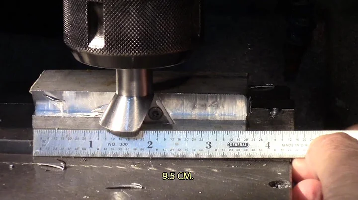 Pushing Randy Richard's dovetail cutter, made from a Sikorsky landing gear bolt