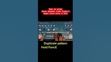 How to play Blue Monday (New Order) Bass Line with a @behringer  #td3 #synth #synthesizer #303