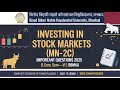 📘 Investing in Stock Markets (MN-2C) | B.Com. Semester VI | BBMKU Important Questions 2025 |