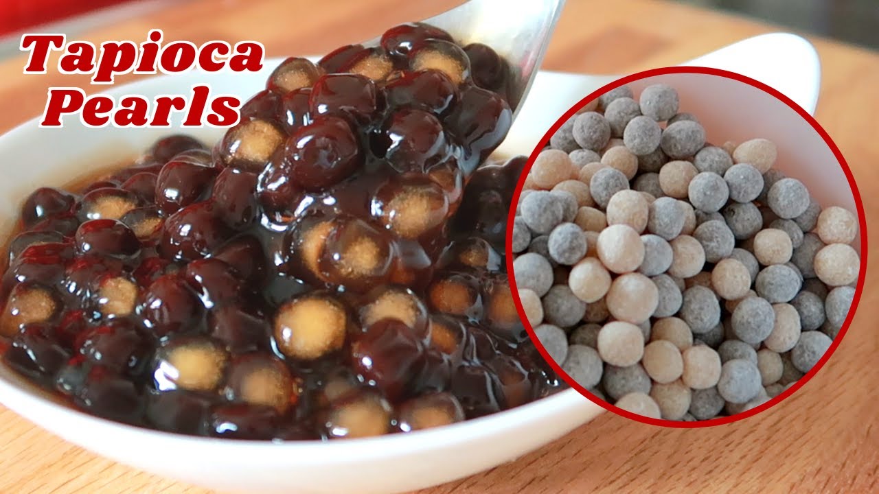 HOW TO MAKE TAPIOCA PEARLS HOMEMADE BOBA PEARLS YouTube