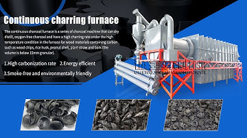 Charcoal Carbonization Furnace Machine - Rice Husk Sawdust Palm Kernel Charcoal Making Machine