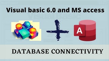 How to connect visual basic 6.0 with ms access database | Database connectivity | 2021