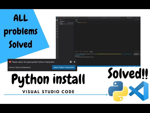 How to install Python in Visual Studio Code All problems Solved | Step by Step