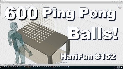 HariFun #152 - 600 Ping Pong Balls - Giant RGB LED Cube Part 1
