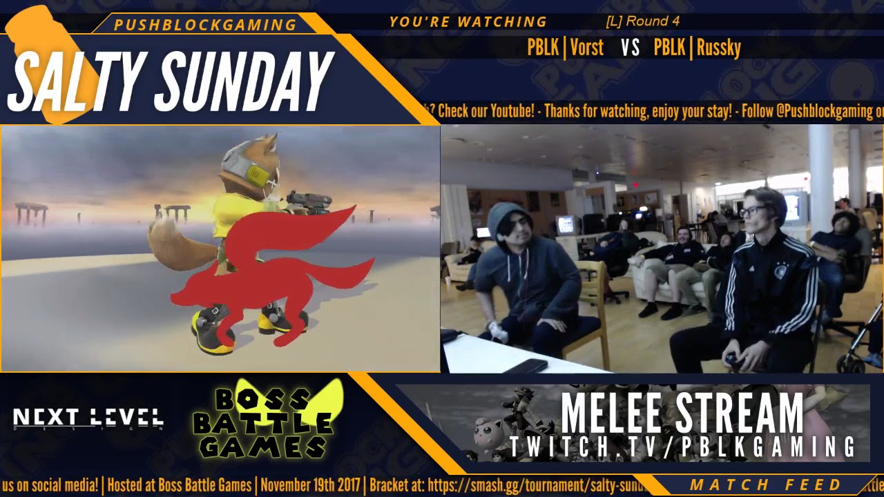 SS176 [Wii U] - PBLK  Vorst (Fox) vs PBLK  Russky (Diddy-Kong) - [L] Round 4