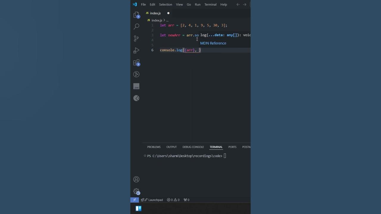 Javascript tosorted the better way to sort arrays youtube