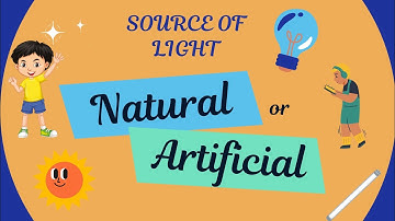 Sources of Lights| Discover Natural and Artificial Light Sources for kids