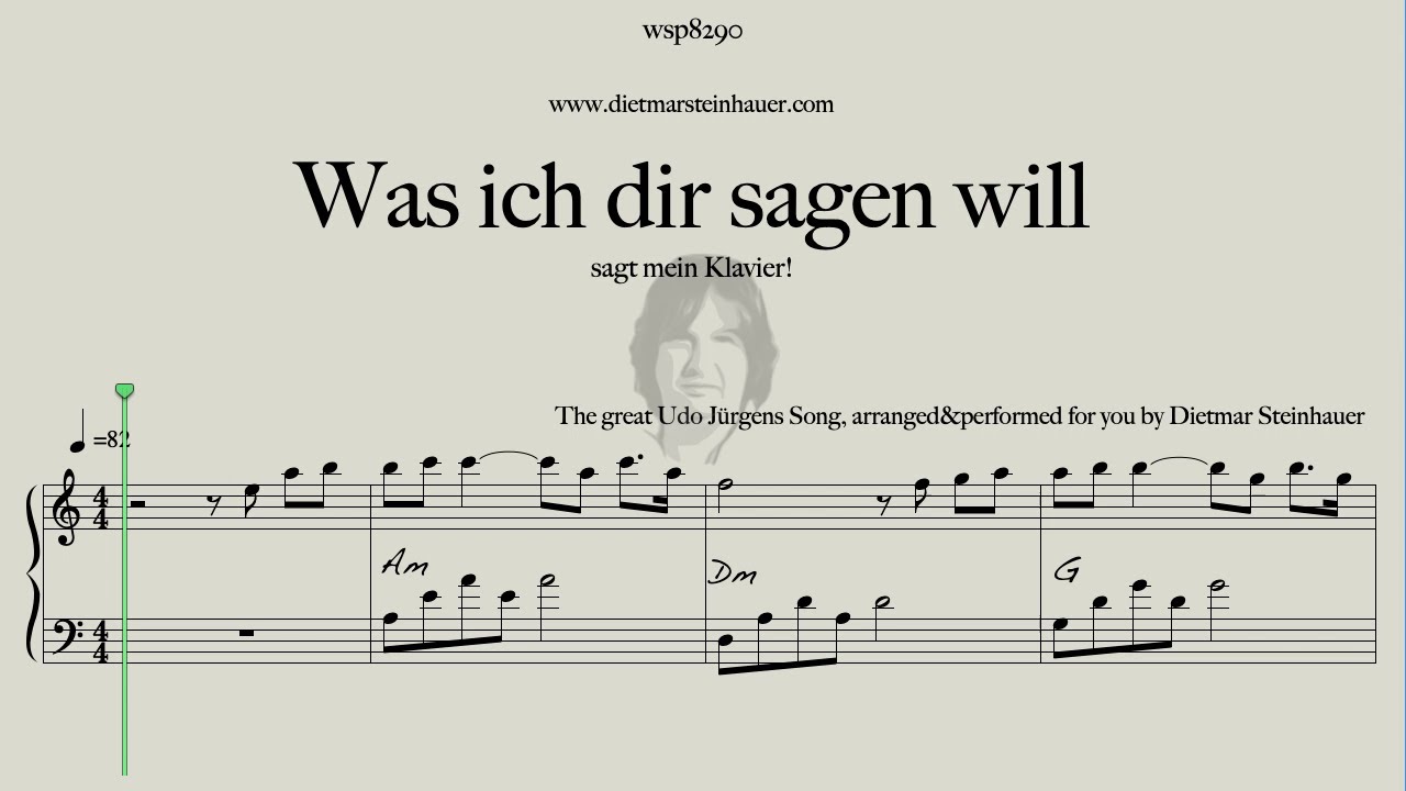 Weil Ich Es Dir Nicht Sagen Konnte Hörbuch Was ich dir sagen will - Easy Piano - Udo Jürgens - YouTube