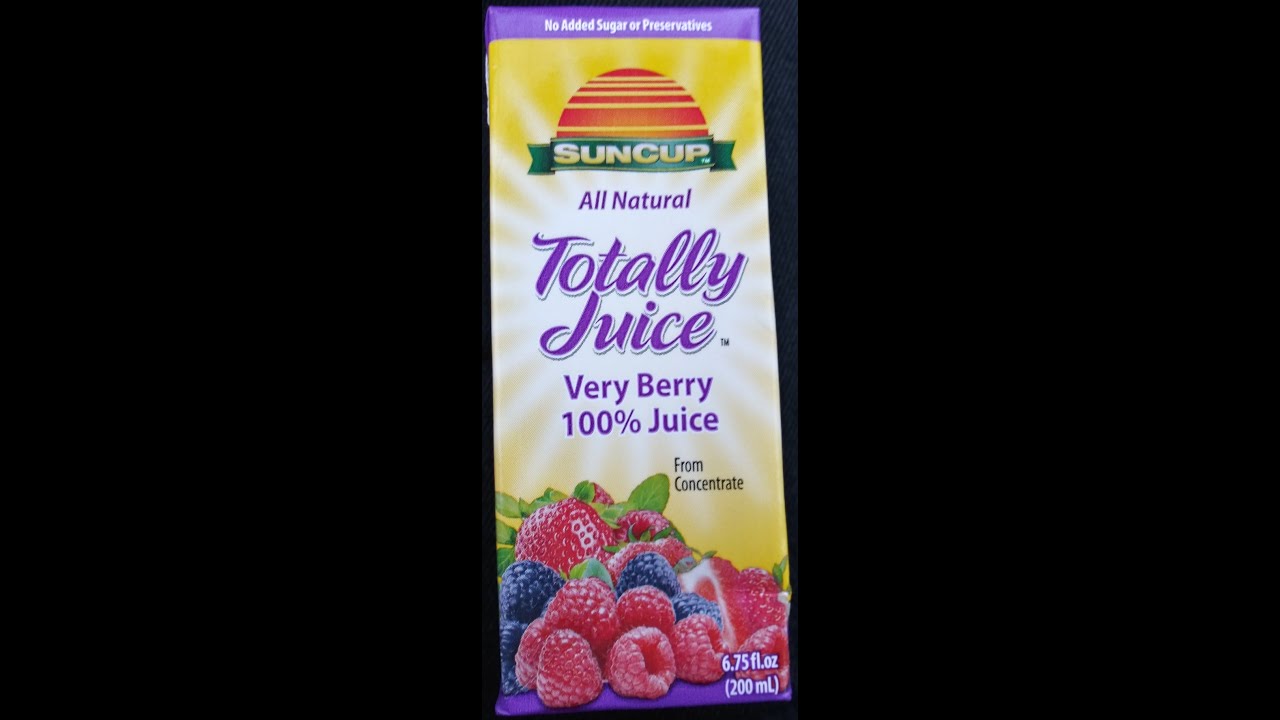 Suncup All Natural Totally Juice Very Berry 100 not! Juice Review