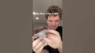 My mom tries asmr for the first time! #asmr #asmrsounds #fastasmr #lofiasmr#asmrvideo#satsfyingvideo