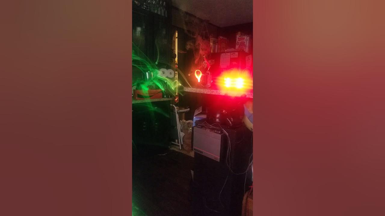 Led-500 fog machine test. - YouTube