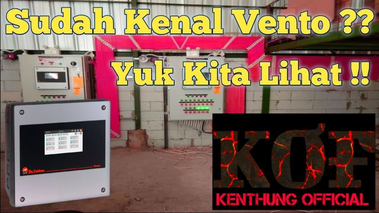 Mengenal Nama dan Fungsi Toolbar Vento II -  [Kontroler Ventilasi Kandang Ayam Closed House Terkini]