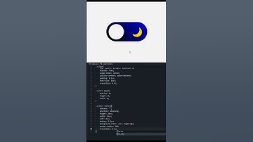 CSS Dark Mode Toggle with Sun & Moon | HTML CSS Animation #coding #animatedbutton #webdesign