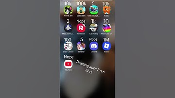 deleting apps from likes (pls don